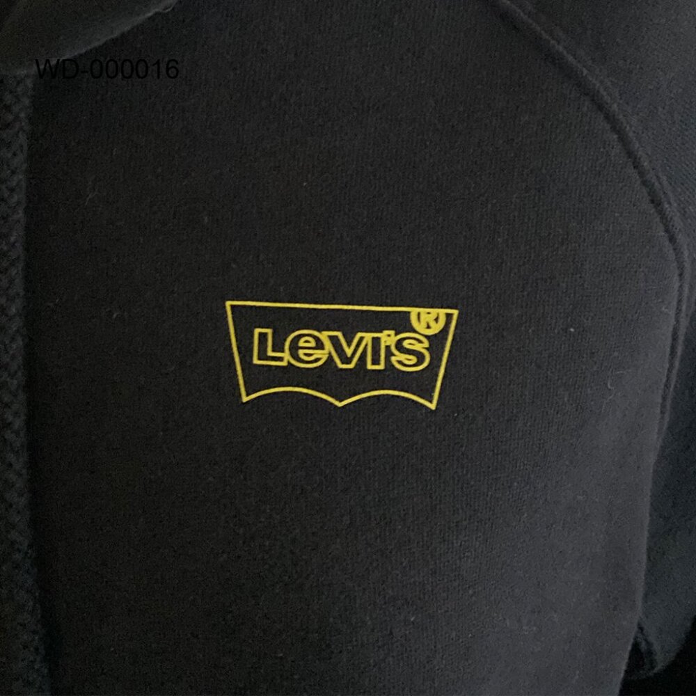 Levi's x Star Wars Women Sweatshirt Size L Black Hoody Logo Chewbacca Pullover - Picture 10 of 13